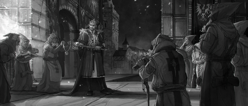 Illustration for article titled The Beautiful Sketches Behind The Witcher 3's Ending
